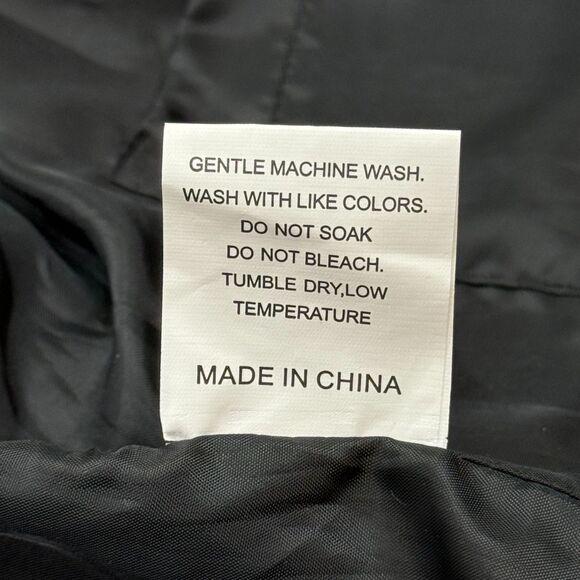 Freedom Studio Motor Racing Jacket Medium Black Vegan Leather Moto Streetwear - Picture 12 of 12